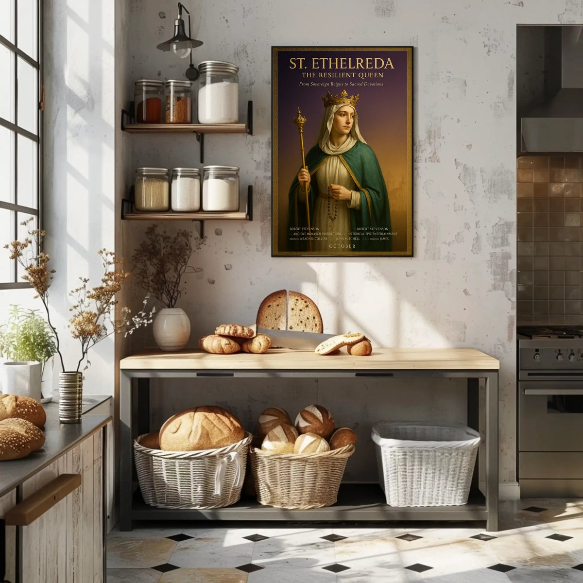 St. Etheldreda The Resilient Queen Poster