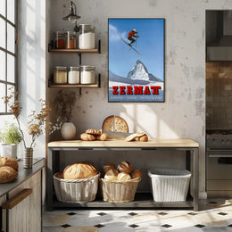 Zermatt Ski Adventure Poster