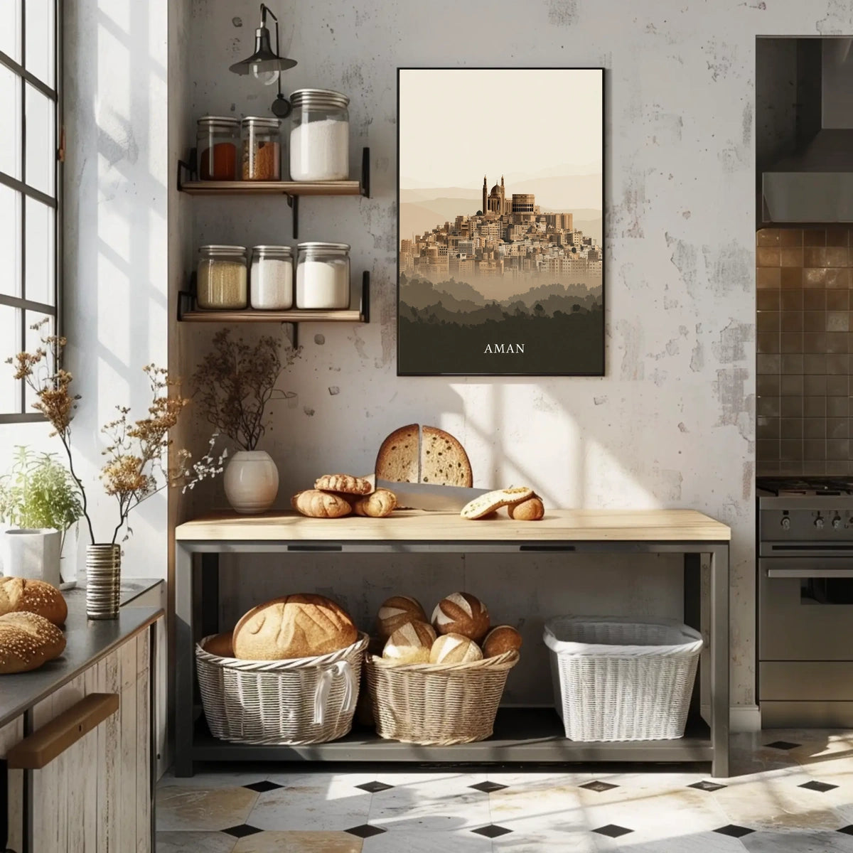 Aman A Tranquil Cityscape Poster