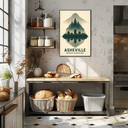 Asheville Reflections Poster