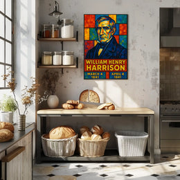 William Henry Harrison 9th President Poster