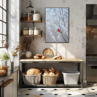 Winter Cardinal Poster