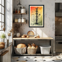 Futuristic Tower Design Poster