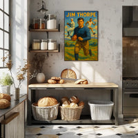 Jim Thorpe Athletic Legend Poster