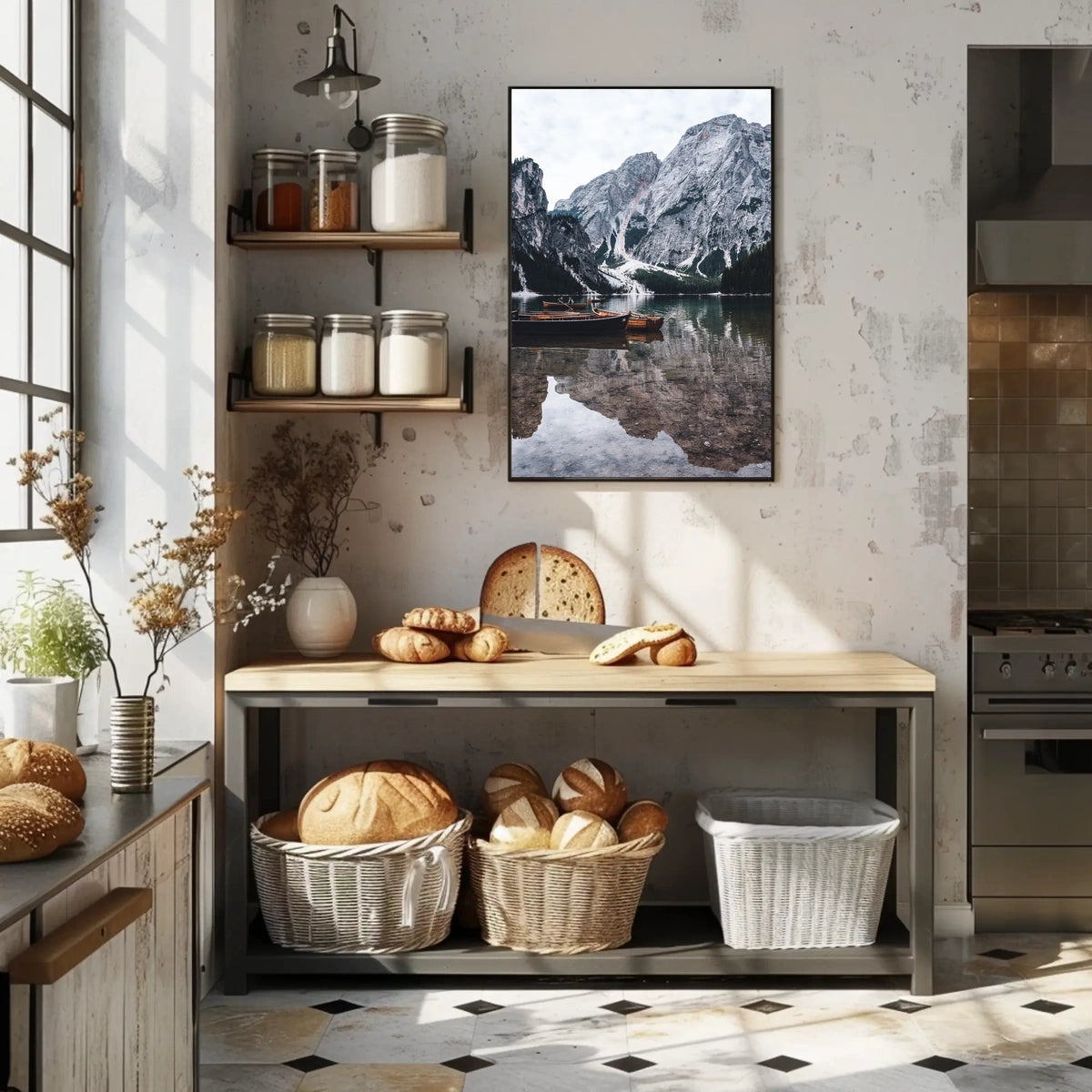 Tranquil Mountain Lake Poster