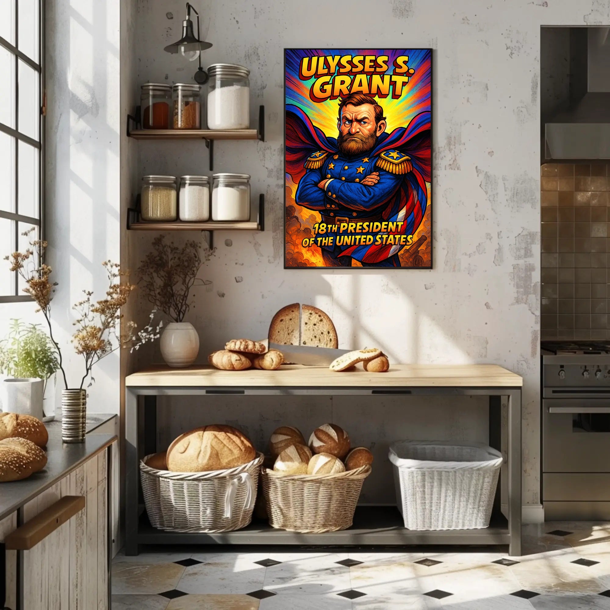 Ulysses S. Grant 18th President Poster PosterGoat