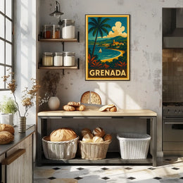 Grenada Travel Poster
