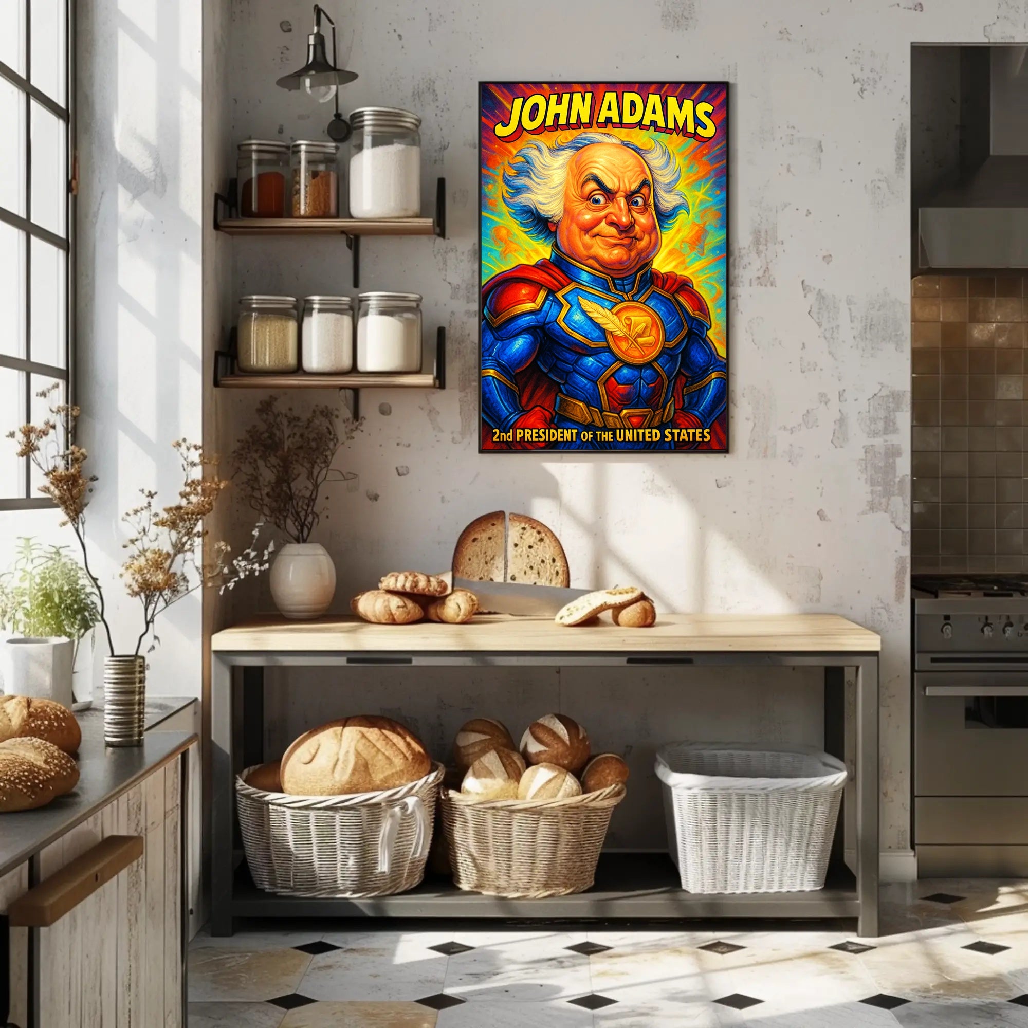 John Adams 2nd President Poster PosterGoat
