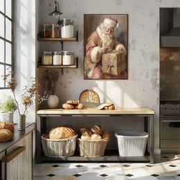 SantaS Gift Preparation Poster