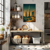 Iconic Landmarks Of Dubai Poster