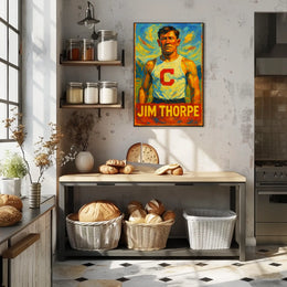 Jim Thorpe Athletic Icon Poster