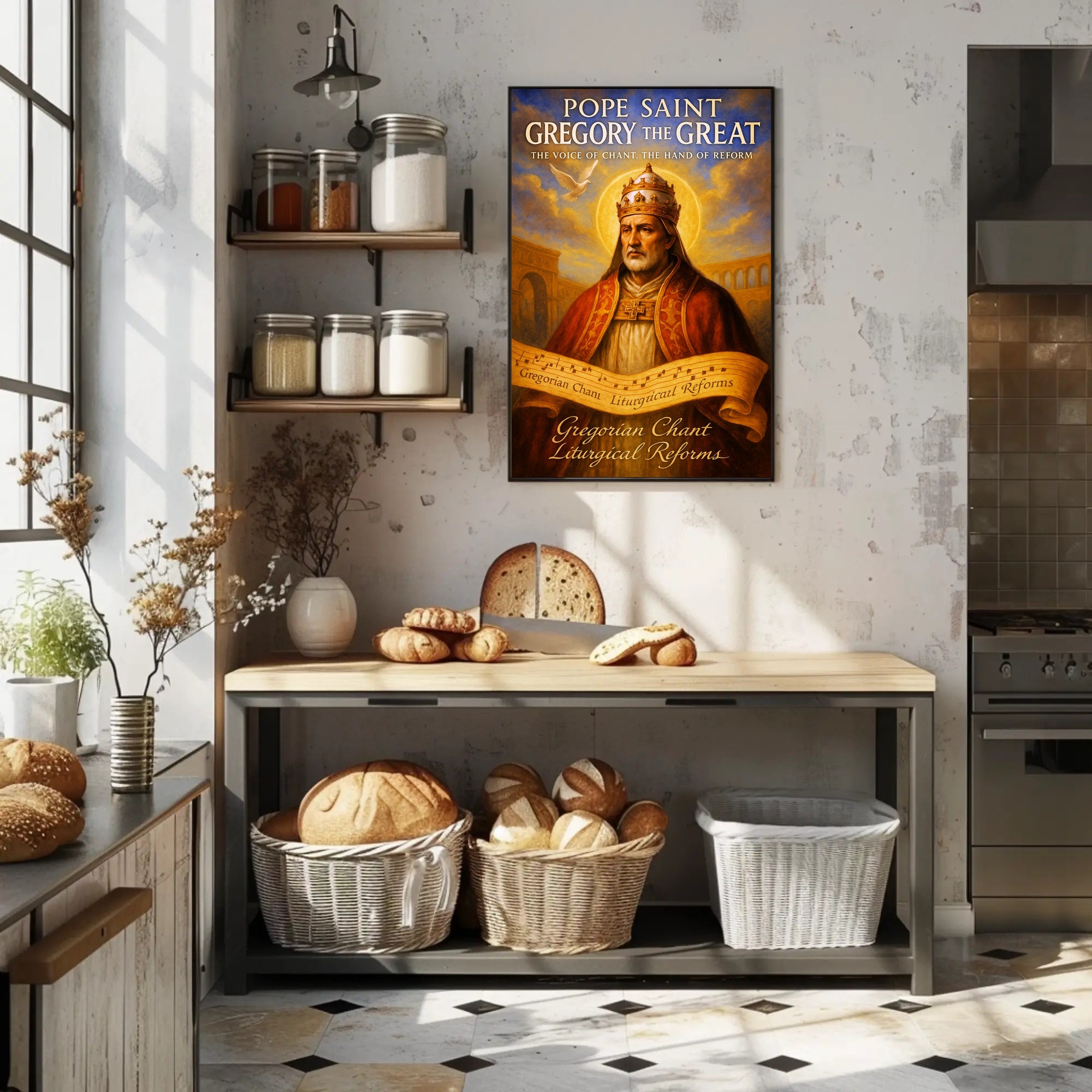 Pope Saint Gregory the Great Poster PosterGoat