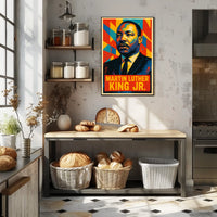 Martin Luther King Jr. Iconic Leader Poster