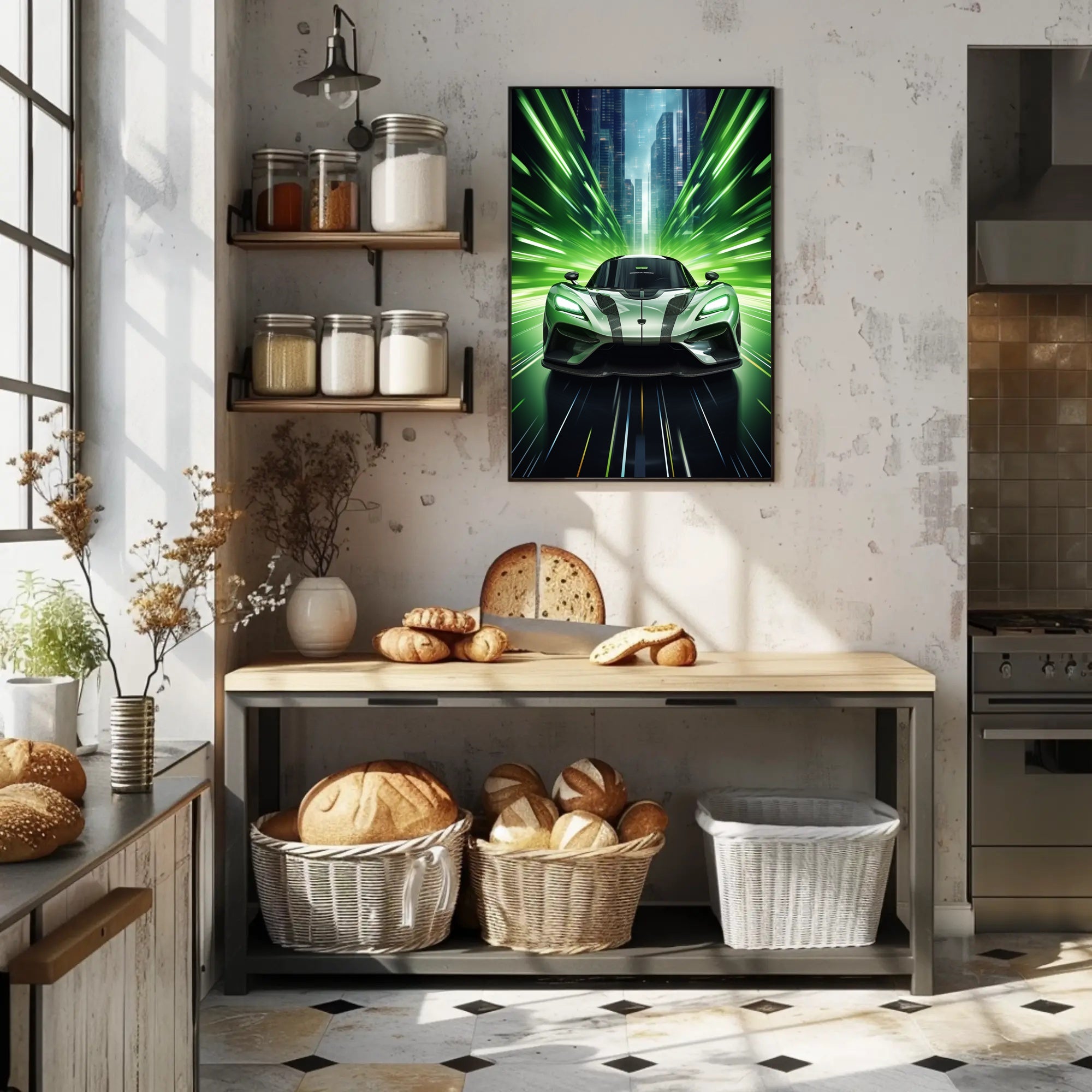 Speeding Through the Future Poster PosterGoat