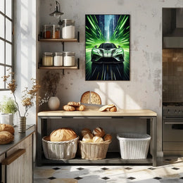 Speeding Through the Future Poster PosterGoat