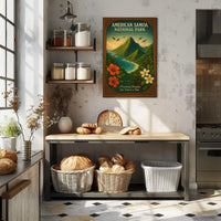 American Samoa National Park: Tropical Paradise National Park Poster