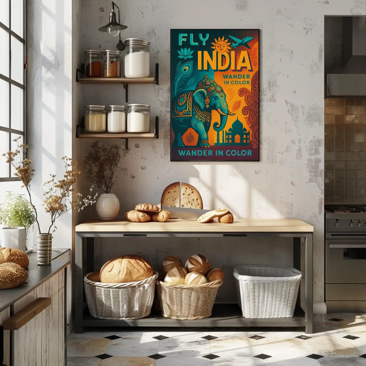 Wander In Color Fly India Poster