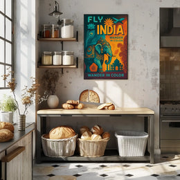 Wander In Color Fly India Poster