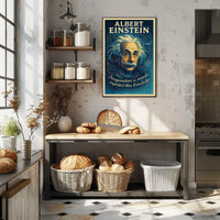 Albert Einstein Cosmic Creativity Inspirational Poster