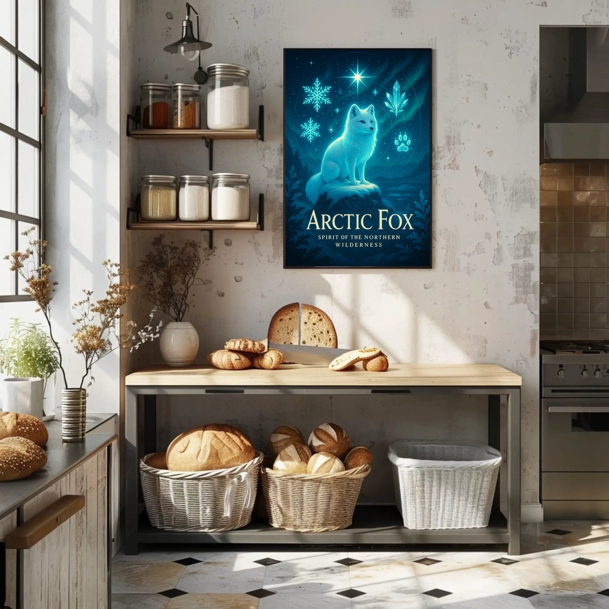 Arctic Fox Spirit of the Northern Wilderness Poster