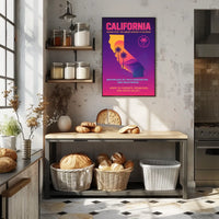 California The Golden State Poster