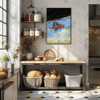 Whimsical Flight Adventure Poster PosterGoat