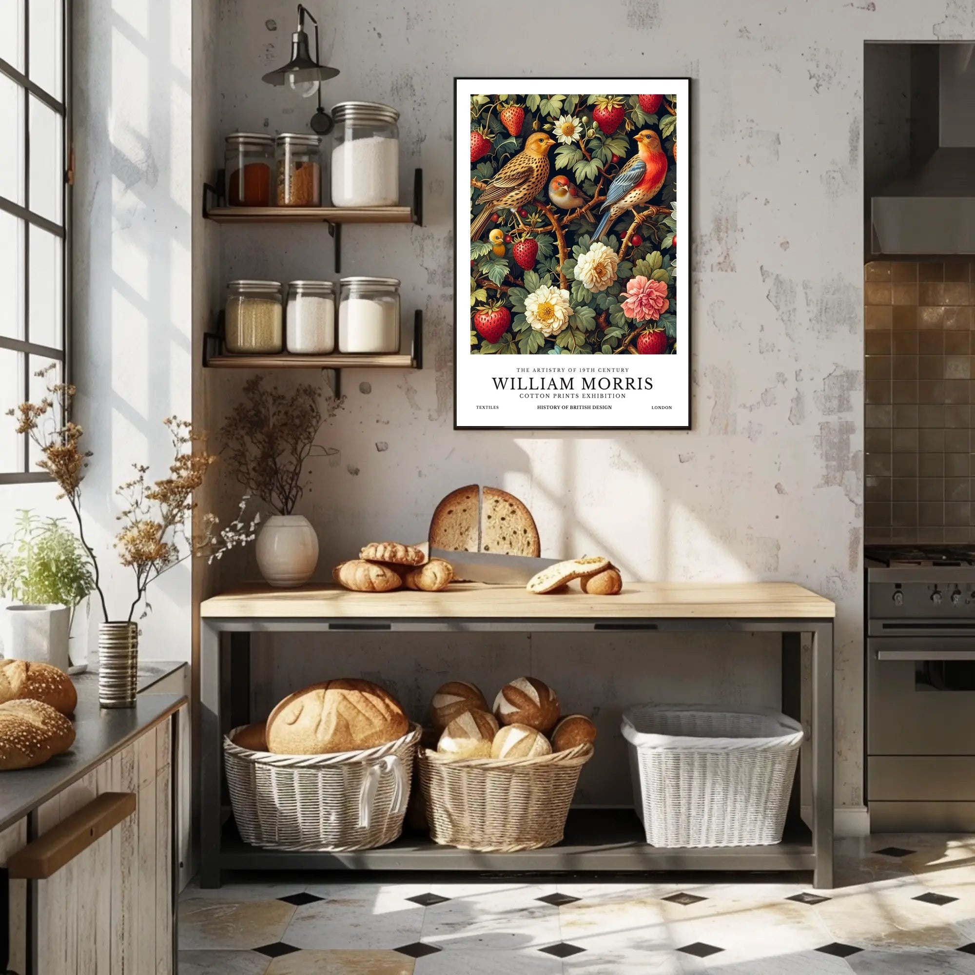 William Morris Arts and Crafts Heritage Poster