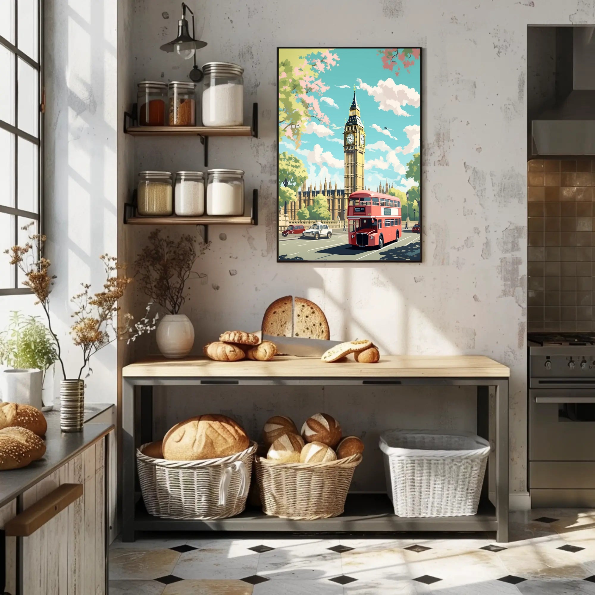 London Iconic Scene Poster