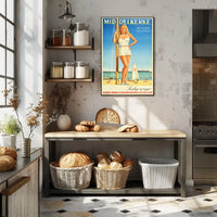Mid Delkerke La Plage En Vogue Poster