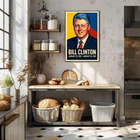 Bill Clinton Presidential Term Poster