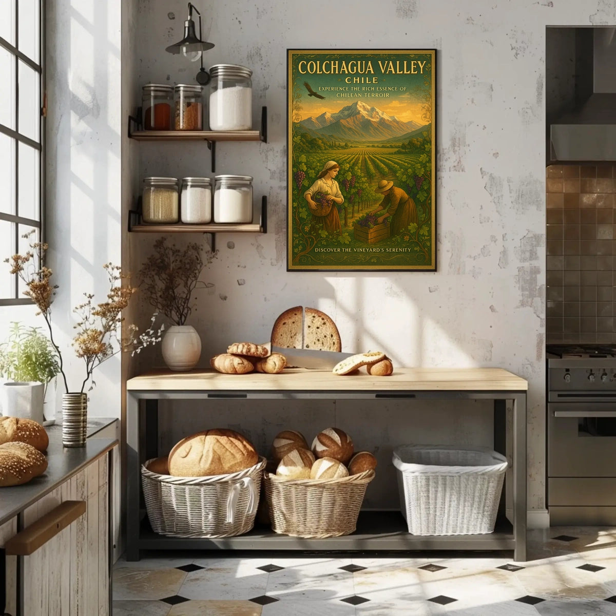 Colchagua Valley Discover the Vineyards Serenity Poster