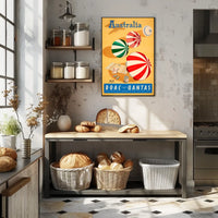 Discover Australia With Boac And Qantas Poster