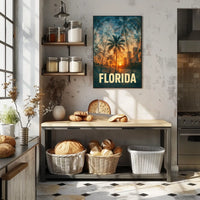 Florida Sunset Vibes Poster