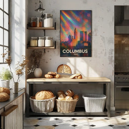Columbus Ohio Captivating Minimalist Poster
