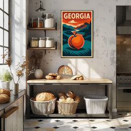 Georgia Peach Poster