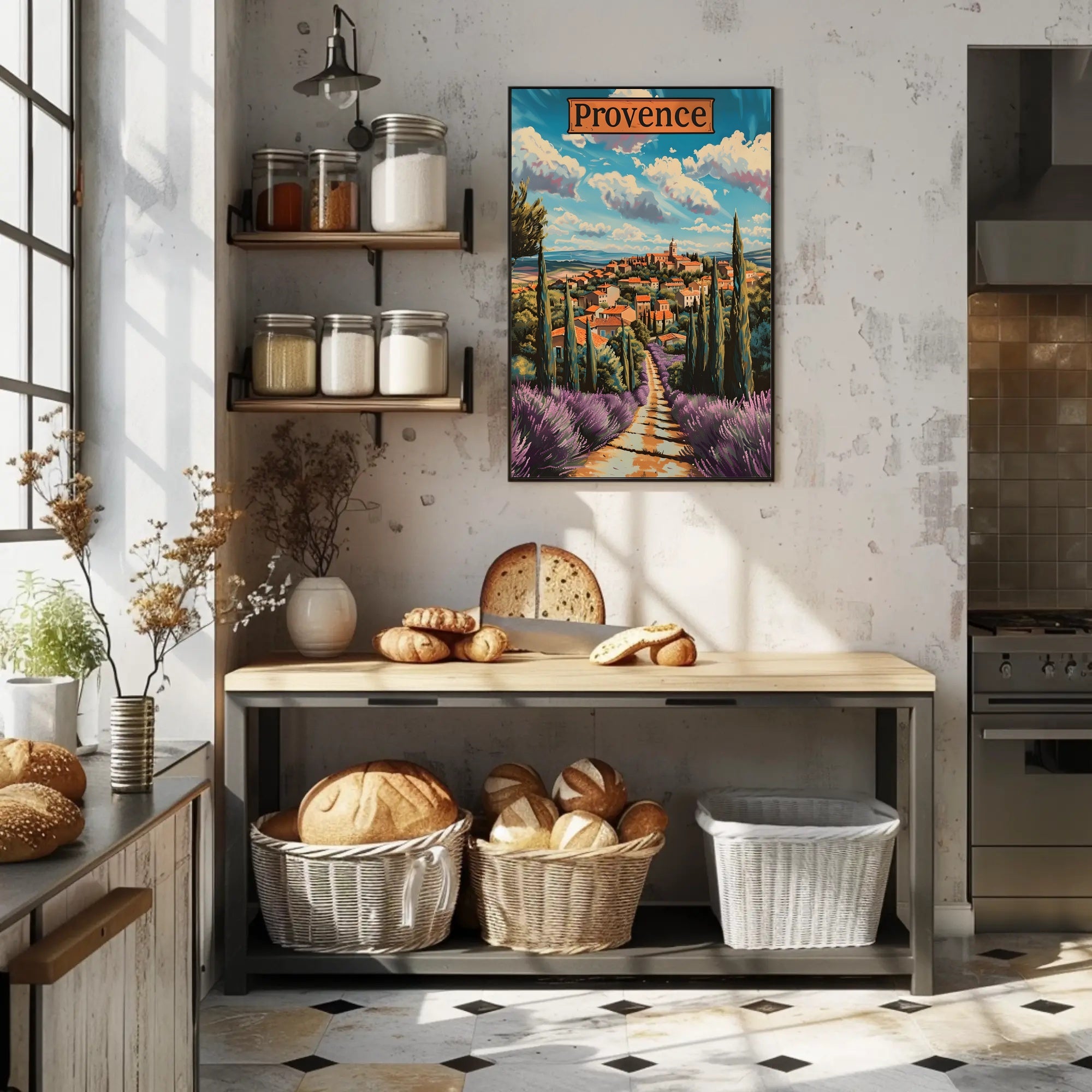 Picturesque Provence Village - Cultural or Heritage Poster