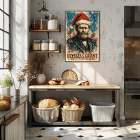 Ulysses S. Grant 18th President of the United States Christmas SeriesPoster