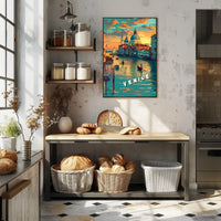 Venice at Sunset Poster