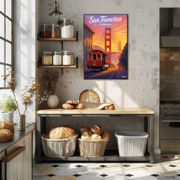 San Francisco California Dream Poster PosterGoat