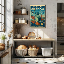 Explore America Poster