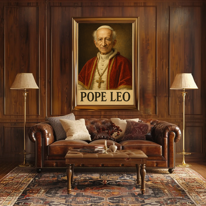 Portrait of Pope Leo XIII Portrait Poster