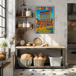 Baalbek Explore The Ancient Ruins Poster