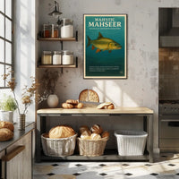 Majestic Mahseer Poster PosterGoat