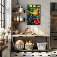 Louisiana Wildlife Poster