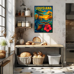 Louisiana Wildlife Poster
