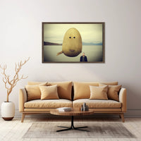 Surreal Lakeside Creature Fantasy or Mythology Poster