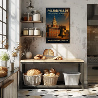 Philadelphia The Birthplace of America Poster