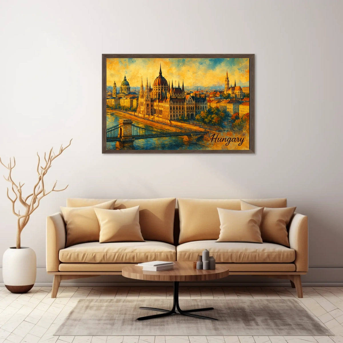 Budapests Architectural Splendor Poster