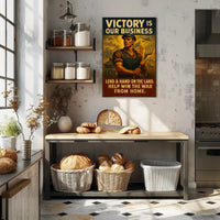 Victory is Our Business Poster