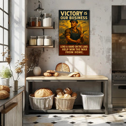 Victory is Our Business Poster